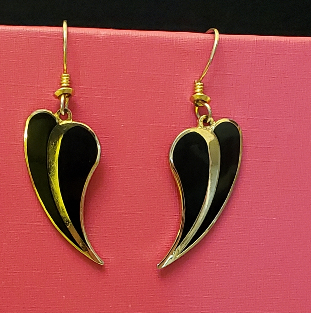 Vtg. Roccoco Dangle Earrings - Picture 3 of 7